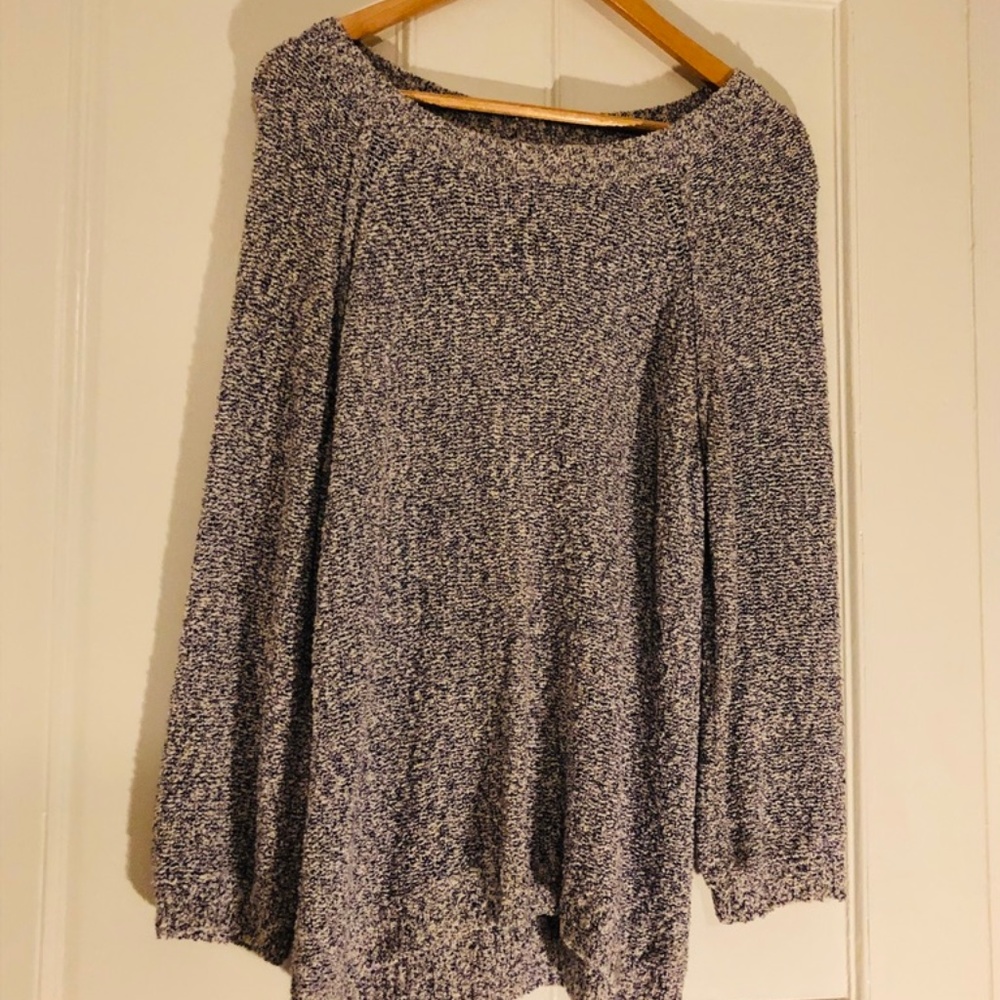 Blue Knit LOFT sweater